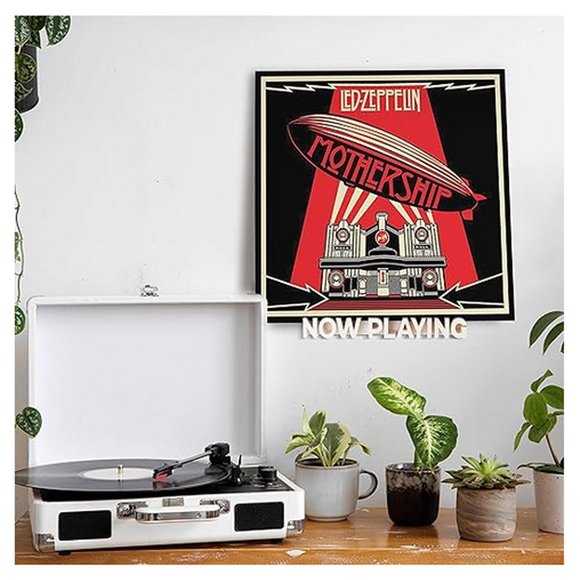 Now Playing Vinyl Record Stand Wall Mount holder display ivory white color - Picture 9 of 9